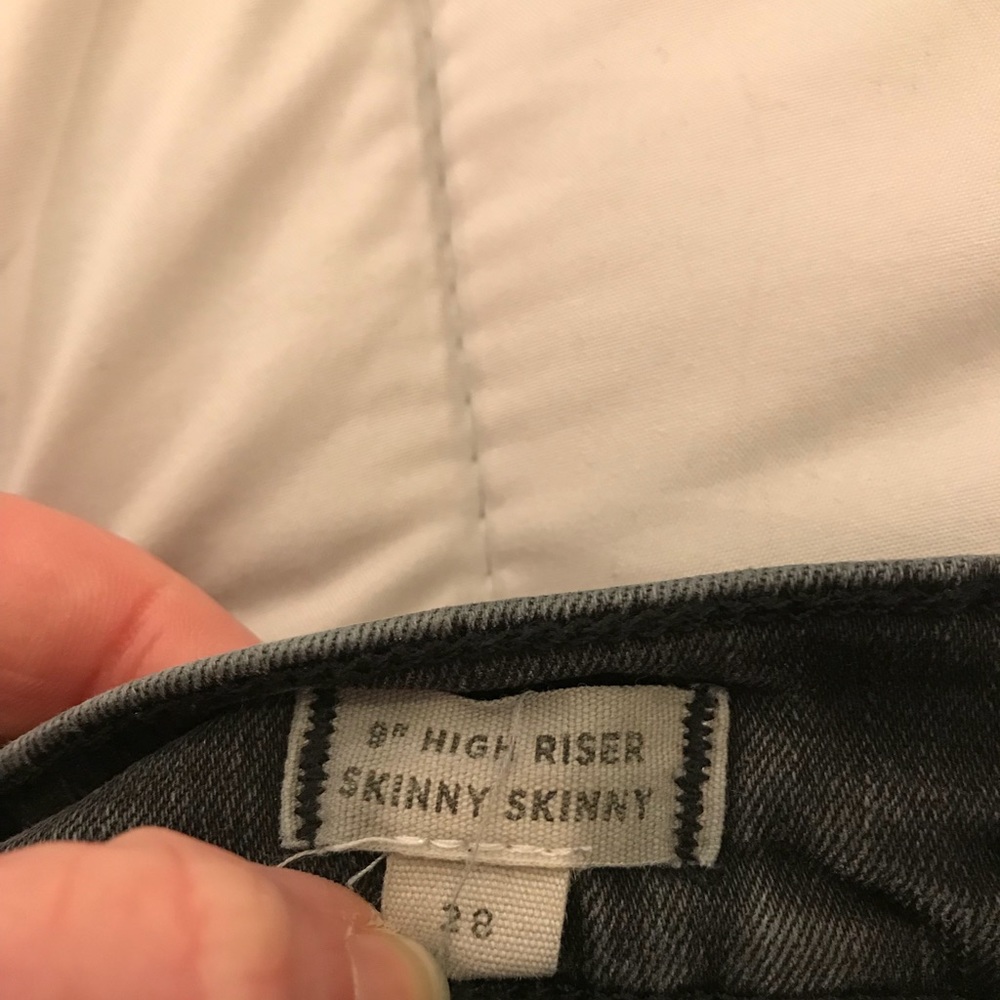 Madewell 9” high-rise skinny jeans size 28 - Picture 5 of 6